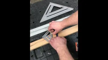 Как использовать латунные упоры и плотницкий угольник SWANSON Speed Trim Square 4,5'' | 114,3 мм