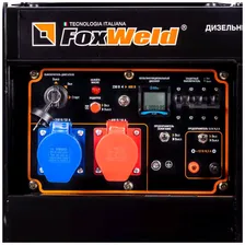 Дизельный генератор Foxweld EXPERT D5500-3 HP (5,5 Вт, 12 л.с) (8896)