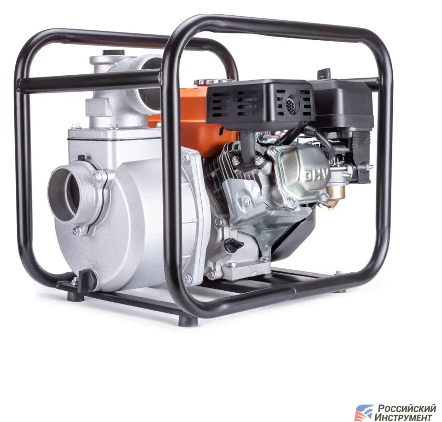 Мотопомпа бензиновая FoxWeld 1100W80 (7 лс)-4