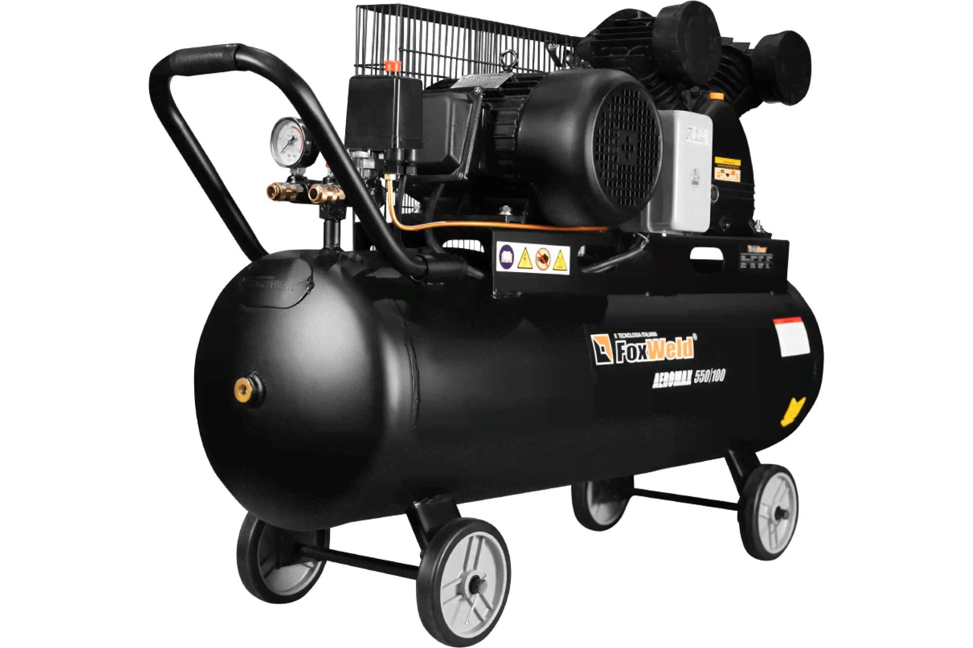 Компрессор FOXWELD AEROMAX 550/100 масляный, ременной 5075-0