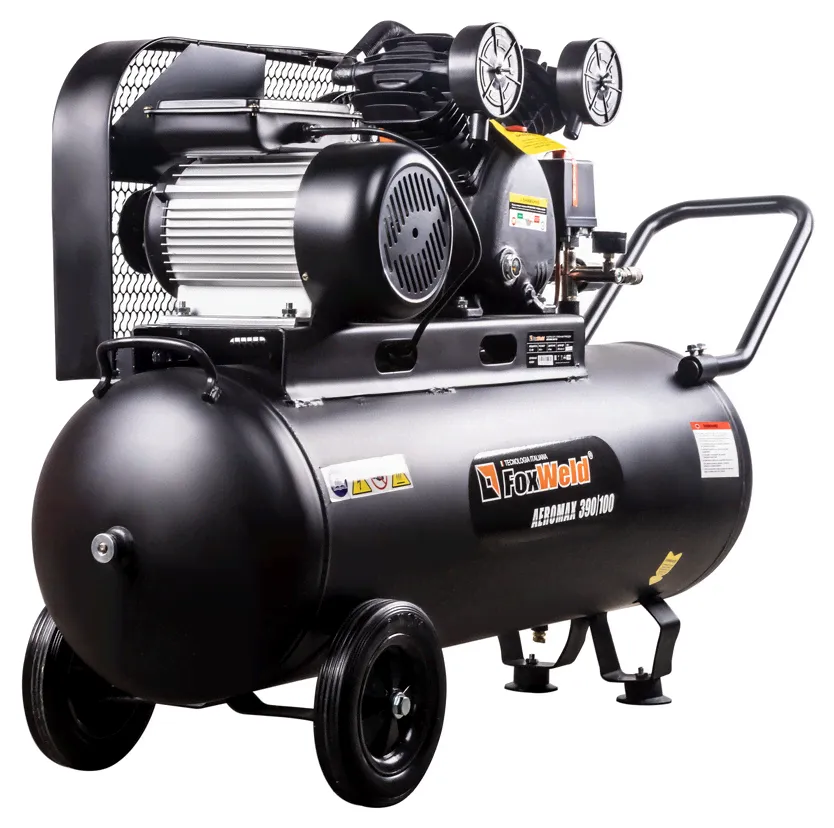 Компрессор масляный ременной Foxweld AEROMAX 390/100 (2.2 кВт)-3