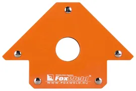 Магнитный угольник FoxWeld FIX 6 оранжевый