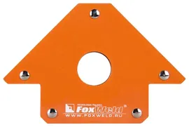 Магнитный угольник FoxWeld FIX-4 оранжевый
