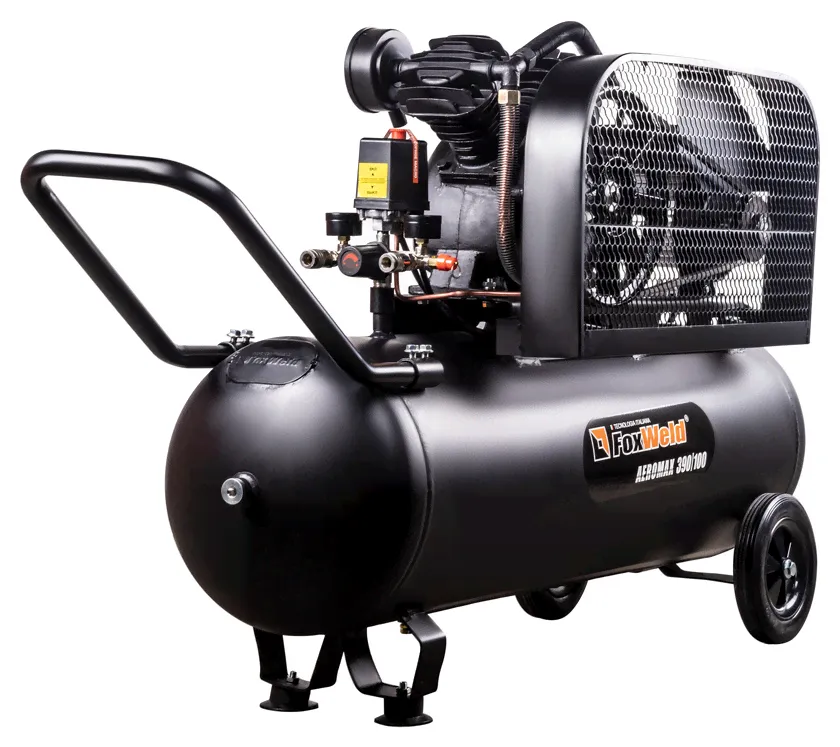 Компрессор масляный ременной Foxweld AEROMAX 390/100 (2.2 кВт)-2