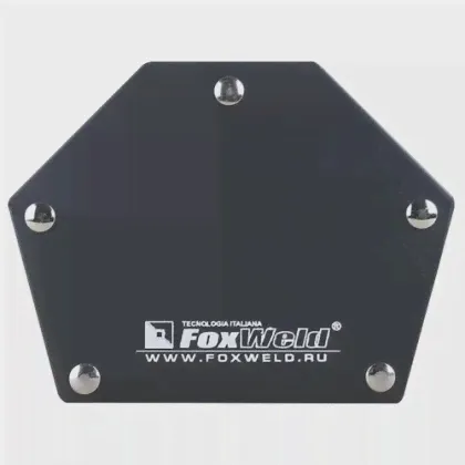 Магнитный угольник FoxWeld FIX-4Pro черный