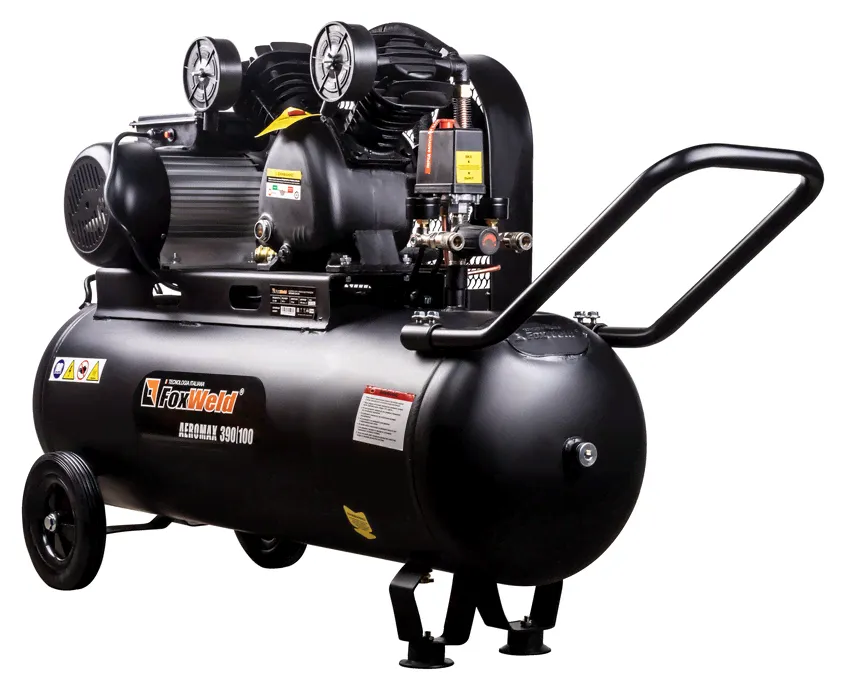Компрессор масляный ременной Foxweld AEROMAX 390/100 (2.2 кВт)-1