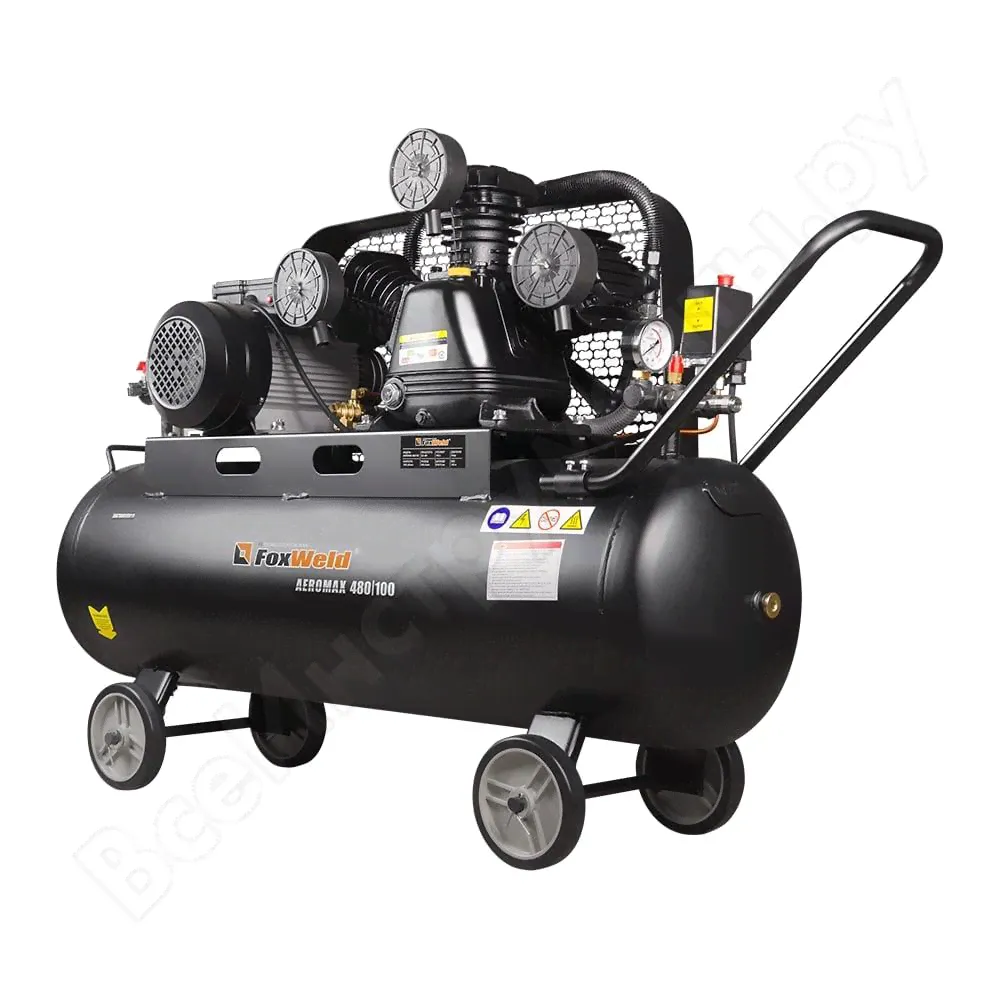 Ременной компрессор foxweld aeromax 480/100 5887