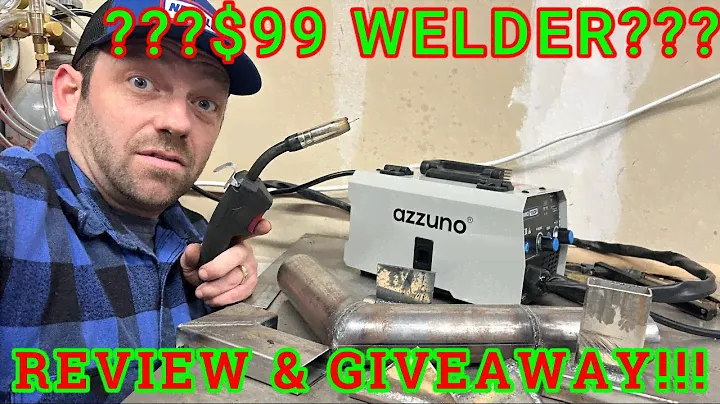 CHEAPEST MIG WELDER ON AMAZON! AZZUNO MIG130F MIG WELDER REVIEW